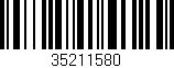 Código de barras (EAN, GTIN, SKU, ISBN): '35211580'
