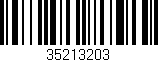 Código de barras (EAN, GTIN, SKU, ISBN): '35213203'