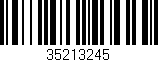 Código de barras (EAN, GTIN, SKU, ISBN): '35213245'