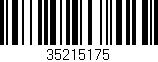Código de barras (EAN, GTIN, SKU, ISBN): '35215175'