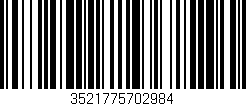 Código de barras (EAN, GTIN, SKU, ISBN): '3521775702984'