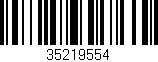 Código de barras (EAN, GTIN, SKU, ISBN): '35219554'