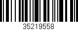 Código de barras (EAN, GTIN, SKU, ISBN): '35219558'