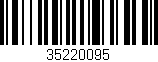 Código de barras (EAN, GTIN, SKU, ISBN): '35220095'