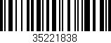 Código de barras (EAN, GTIN, SKU, ISBN): '35221838'