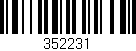 Código de barras (EAN, GTIN, SKU, ISBN): '352231'