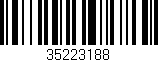 Código de barras (EAN, GTIN, SKU, ISBN): '35223188'