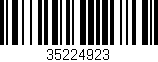 Código de barras (EAN, GTIN, SKU, ISBN): '35224923'