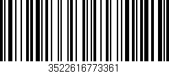 Código de barras (EAN, GTIN, SKU, ISBN): '3522616773361'