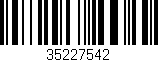 Código de barras (EAN, GTIN, SKU, ISBN): '35227542'