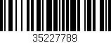 Código de barras (EAN, GTIN, SKU, ISBN): '35227789'