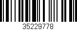 Código de barras (EAN, GTIN, SKU, ISBN): '35229778'