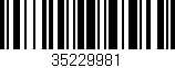 Código de barras (EAN, GTIN, SKU, ISBN): '35229981'