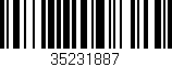 Código de barras (EAN, GTIN, SKU, ISBN): '35231887'