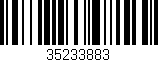 Código de barras (EAN, GTIN, SKU, ISBN): '35233883'