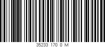 Código de barras (EAN, GTIN, SKU, ISBN): '35233_170_0_M'