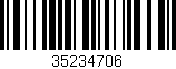 Código de barras (EAN, GTIN, SKU, ISBN): '35234706'