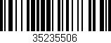 Código de barras (EAN, GTIN, SKU, ISBN): '35235506'
