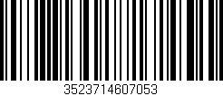 Código de barras (EAN, GTIN, SKU, ISBN): '3523714607053'