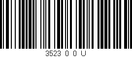Código de barras (EAN, GTIN, SKU, ISBN): '3523_0_0_U'