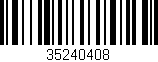 Código de barras (EAN, GTIN, SKU, ISBN): '35240408'