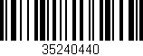Código de barras (EAN, GTIN, SKU, ISBN): '35240440'