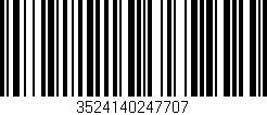 Código de barras (EAN, GTIN, SKU, ISBN): '3524140247707'