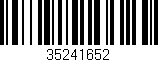 Código de barras (EAN, GTIN, SKU, ISBN): '35241652'