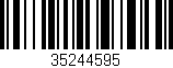 Código de barras (EAN, GTIN, SKU, ISBN): '35244595'