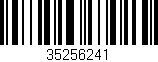 Código de barras (EAN, GTIN, SKU, ISBN): '35256241'