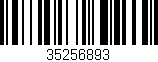 Código de barras (EAN, GTIN, SKU, ISBN): '35256893'