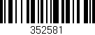 Código de barras (EAN, GTIN, SKU, ISBN): '352581'