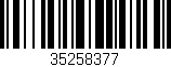 Código de barras (EAN, GTIN, SKU, ISBN): '35258377'