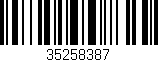 Código de barras (EAN, GTIN, SKU, ISBN): '35258387'