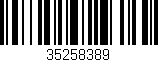 Código de barras (EAN, GTIN, SKU, ISBN): '35258389'