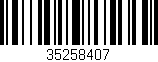 Código de barras (EAN, GTIN, SKU, ISBN): '35258407'