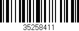 Código de barras (EAN, GTIN, SKU, ISBN): '35258411'