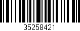 Código de barras (EAN, GTIN, SKU, ISBN): '35258421'