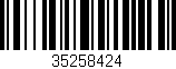 Código de barras (EAN, GTIN, SKU, ISBN): '35258424'