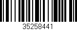 Código de barras (EAN, GTIN, SKU, ISBN): '35258441'