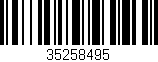 Código de barras (EAN, GTIN, SKU, ISBN): '35258495'