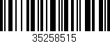 Código de barras (EAN, GTIN, SKU, ISBN): '35258515'