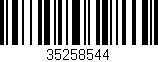Código de barras (EAN, GTIN, SKU, ISBN): '35258544'