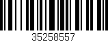 Código de barras (EAN, GTIN, SKU, ISBN): '35258557'