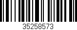 Código de barras (EAN, GTIN, SKU, ISBN): '35258573'