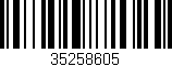 Código de barras (EAN, GTIN, SKU, ISBN): '35258605'