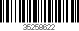 Código de barras (EAN, GTIN, SKU, ISBN): '35258622'