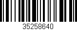 Código de barras (EAN, GTIN, SKU, ISBN): '35258640'