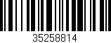 Código de barras (EAN, GTIN, SKU, ISBN): '35258814'