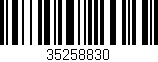 Código de barras (EAN, GTIN, SKU, ISBN): '35258830'